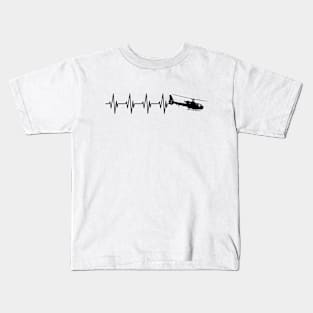 Helicopter heartbeat Kids T-Shirt